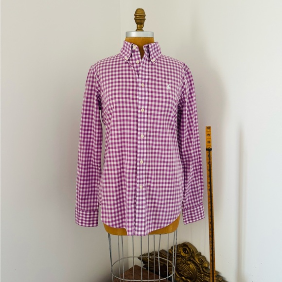 Ralph Lauren Tops - Ralph Lauren Lilac and white gingham button down